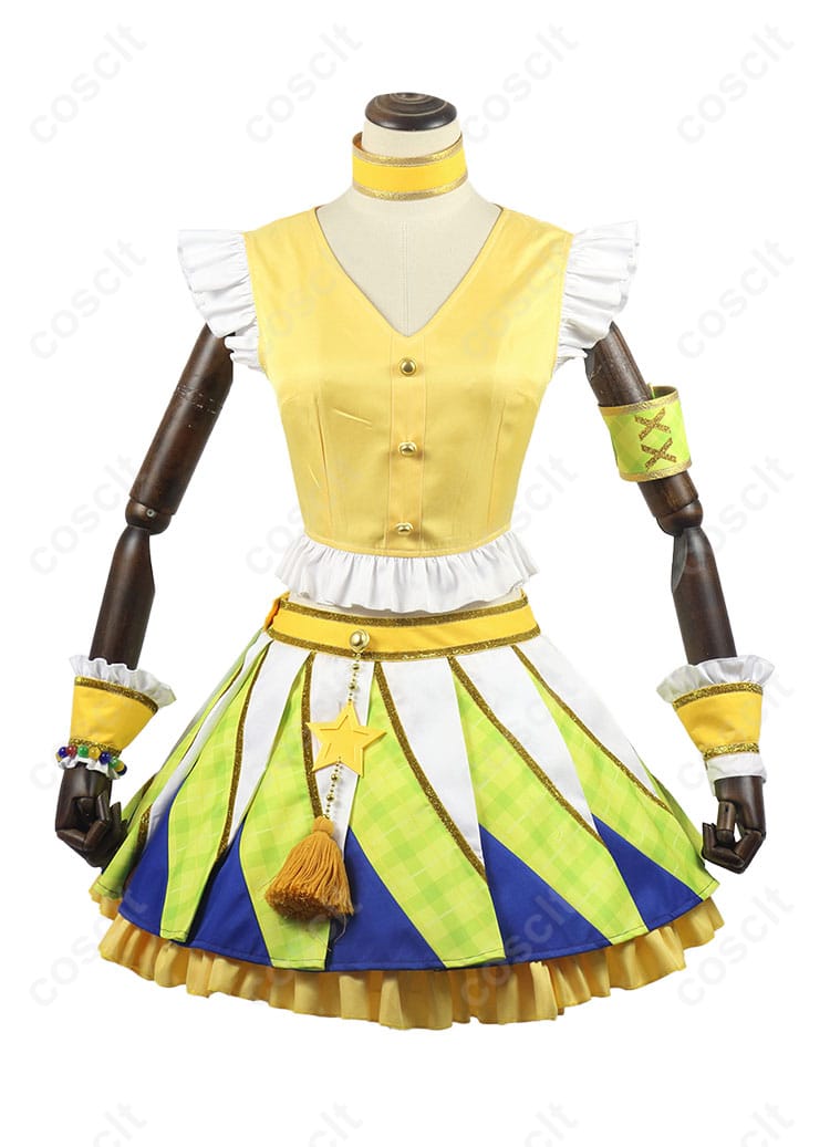 アイカツ！新条ひなき コスプレ衣装 内搭上衣のディテール。素材感と縫製がしっかりした上品なデザイン。