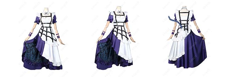 にじさんじ 狂蘭メロコ 新衣装 メイド服 コスプレ衣装｜2024年ビジュアル再現
