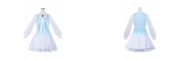 甘雨（カンウ）コスプレ衣装 原神展コラボ｜優雅で幻想的な氷の巫女スタイル