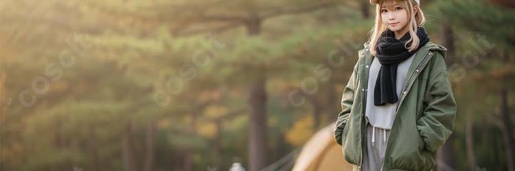 小鈎ハレ キャンプ衣装 コスプレ｜ブルーアーカイブ 冬キャン私服風・高再現モデル【イベント撮影向け】