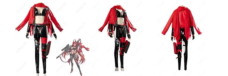 勝利の女神:NIKKE レッドフード コスプレ衣装｜Red Hoodの赤マフラーとロングコートを高再現、撮影映えする一着