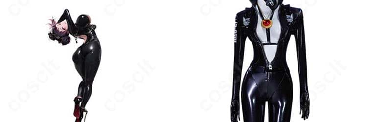 NIKKE クエンシー エスケープクイーン怪盗コスプレ衣装｜全身タイツ×仮面で魅せる撮影映えスタイル