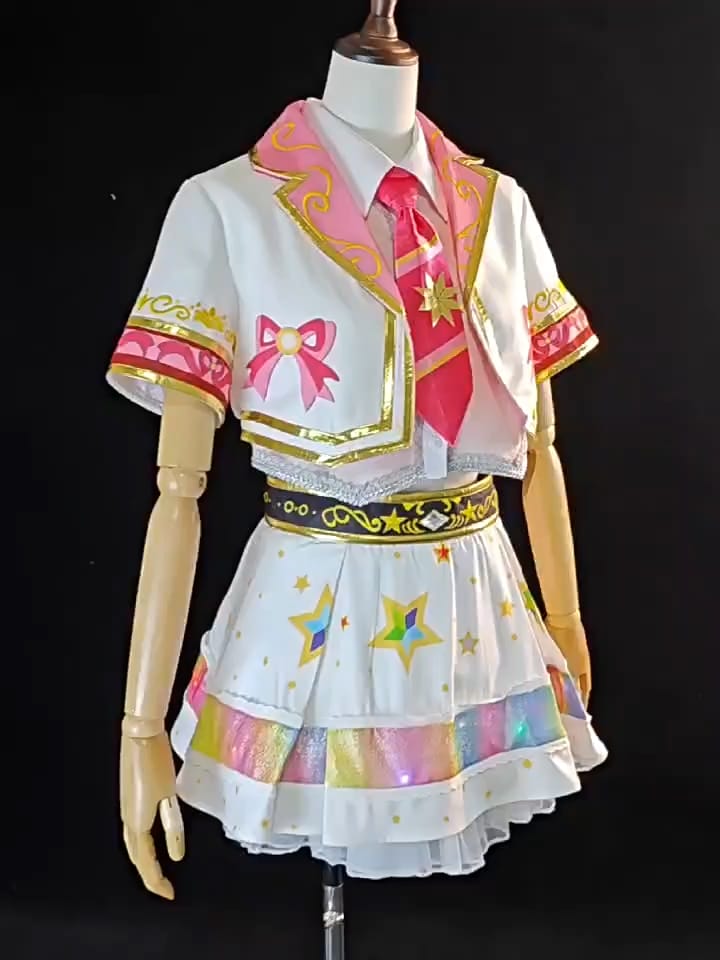 アイカツオンパレード 星宮いちご コスプレ衣装 ヒラリ/ヒトリ/キラリver. 高品質素材で忠実再現。イベントや撮影に最適なCOSCLT公式通販。送料無料＆返品無料！今すぐ詳細を見る。