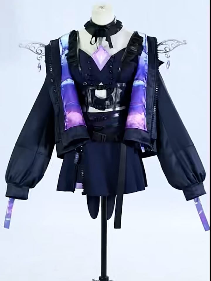 ホロライブ古石ビジューの厨二病コスプレ衣装が高再現度で登場！イベントや撮影に最適な豪華セット。送料無料・返品無料で安心、COSCLT公式通販で今すぐチェック＆詳細を確認。推し活にぴったりの一着を今すぐご覧ください！