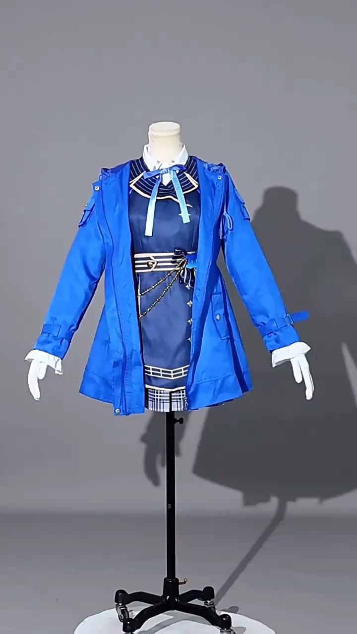 雨海ルカ コスプレ衣装は、コートやスカート、飾りチェーンなど細部の雰囲気を大切に仕上げたCOSCLTの一着。VTuberらしい可愛さと美シルエットを自然に楽しめます。新品未使用、XS〜XXXL対応。詳しく見る。