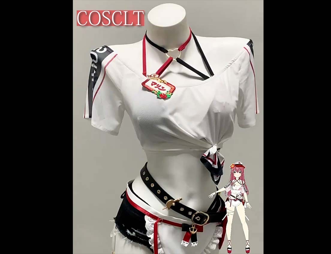 ホロライブ 宝鐘マリン コスプレ衣装｜ホロなつパラダイス新衣装（水着）高再現セット